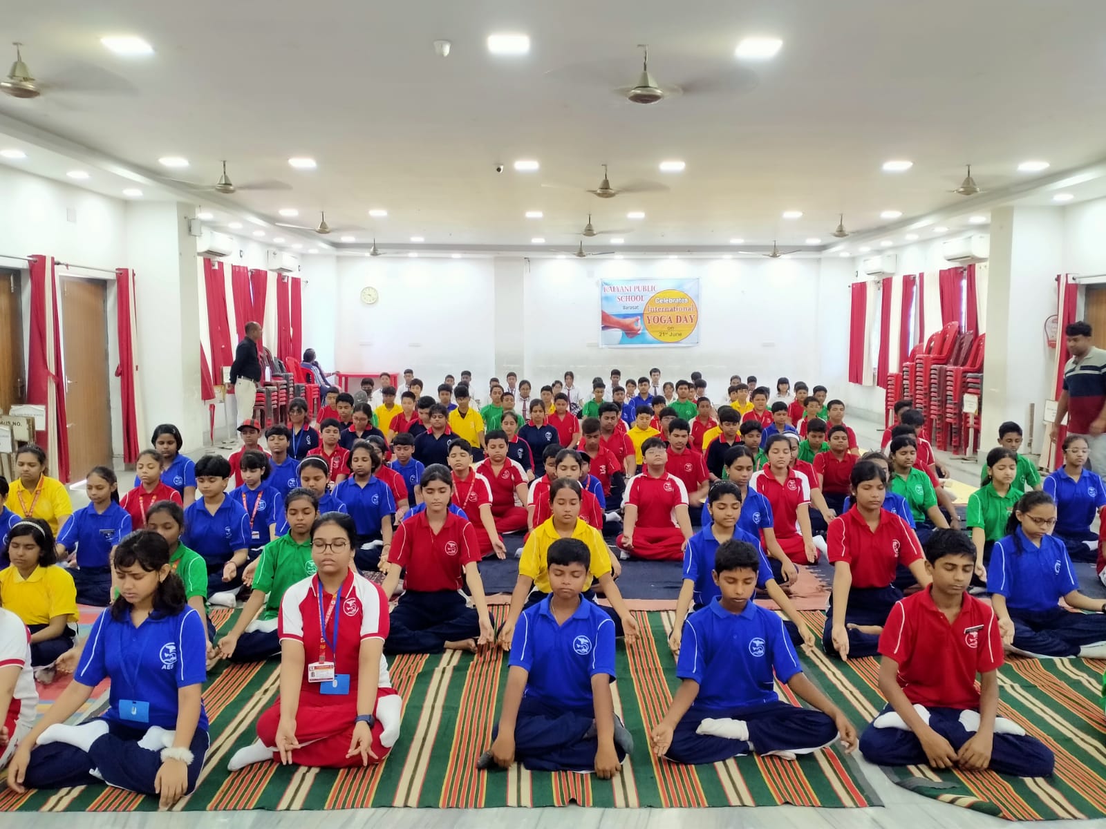 Kalyani Public School,Barasat celebrated The International Day of Yoga 2024.